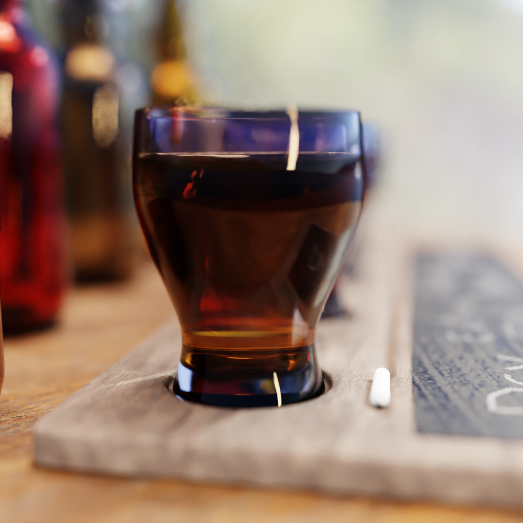 This is an image of an alcoholic beverage related cgi image to show how realistic looking cgi product visuals can be.