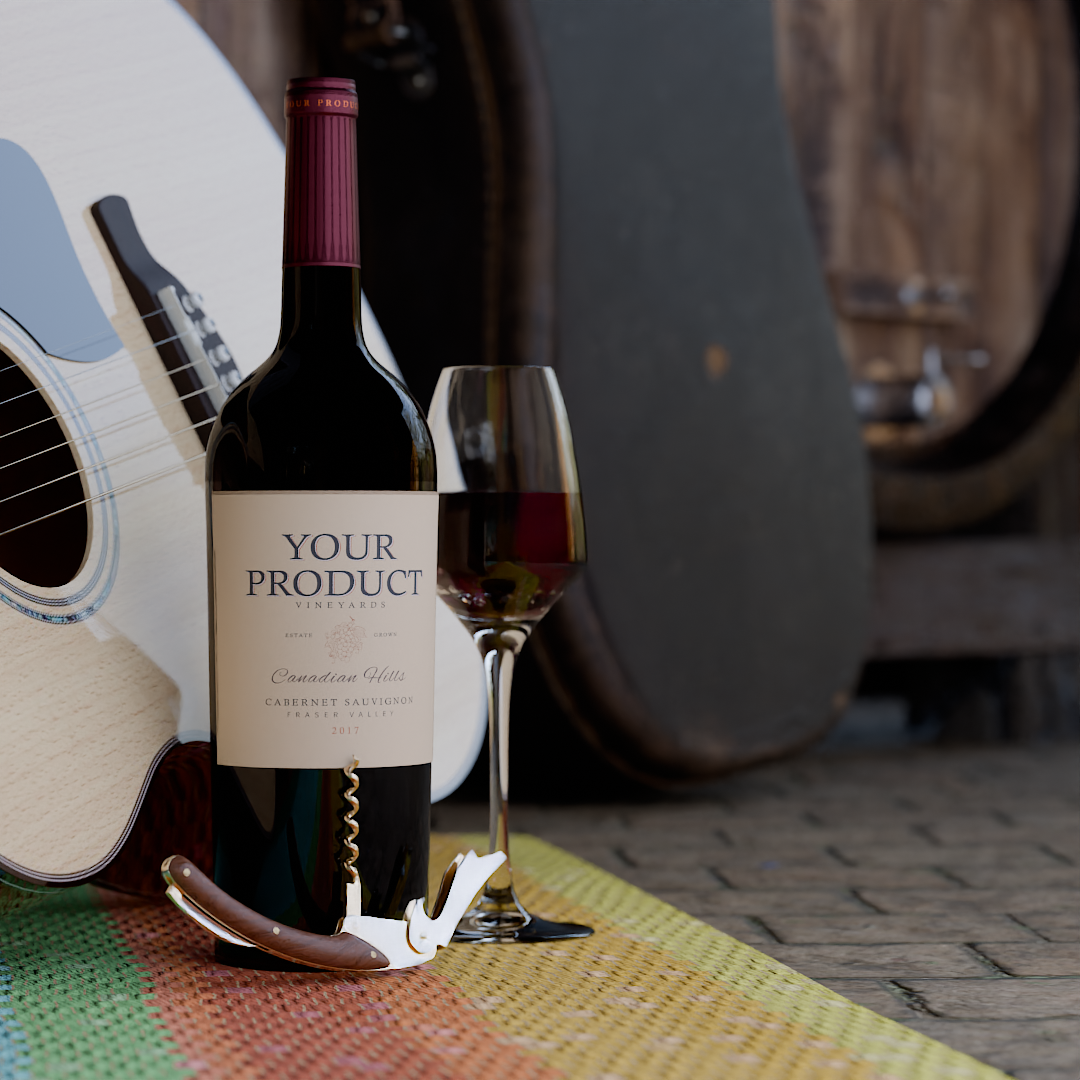 This is an example of a coffee related product image to show how realistic cgi product photography can appear.