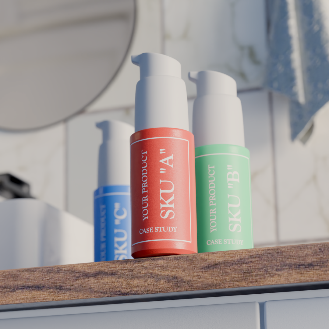 Image of lipstick product with package in dark moody.